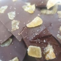 Belgian Dark Chocolate Ginger Bark