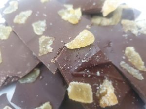 Belgian Dark Chocolate Ginger Bark