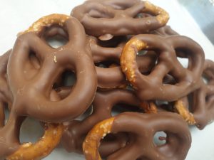 Belgian Milk Chocolate Sourdough Pretzels